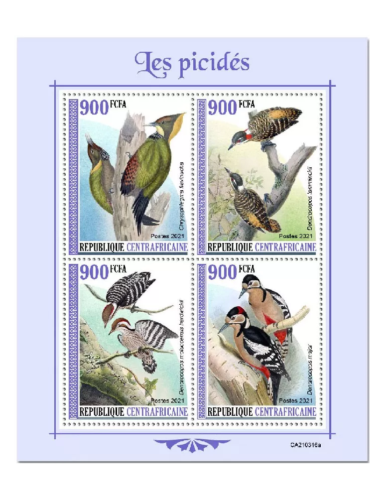 n° 7931/7934 - Timbre CENTRAFRIQUE Poste