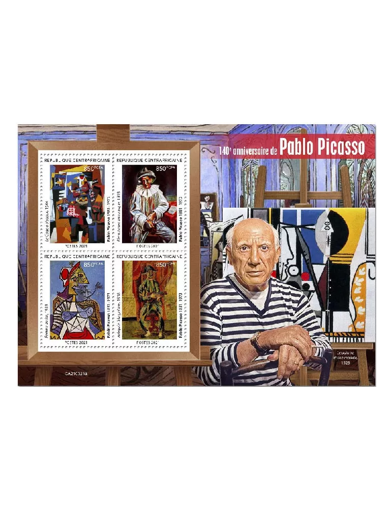 n° 7951/7954 - Timbre CENTRAFRIQUE Poste