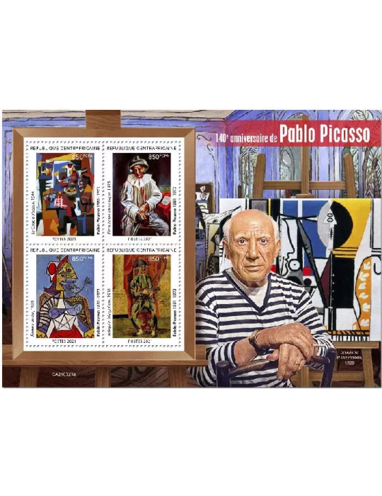 n° 7951/7954 - Timbre CENTRAFRIQUE Poste