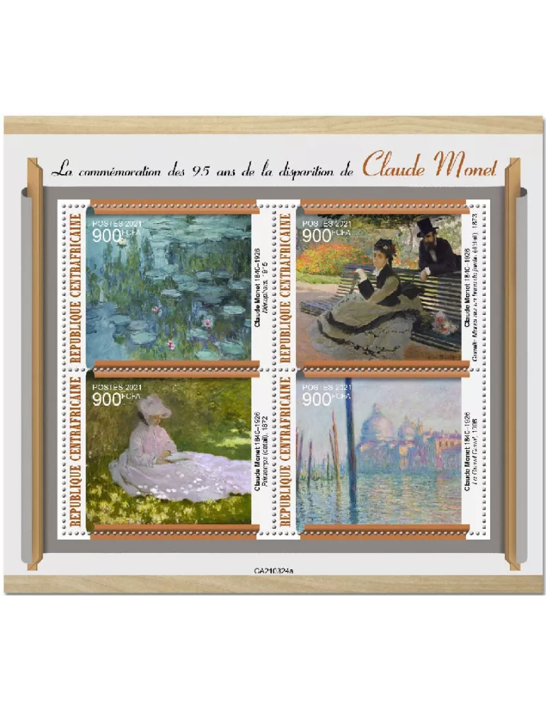 n° 7955/7958 - Timbre CENTRAFRIQUE Poste