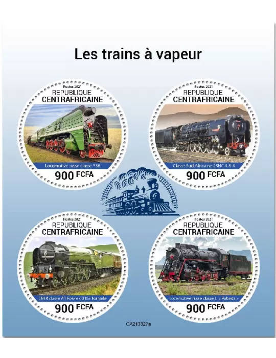 n° 7963/7966 - Timbre CENTRAFRIQUE Poste