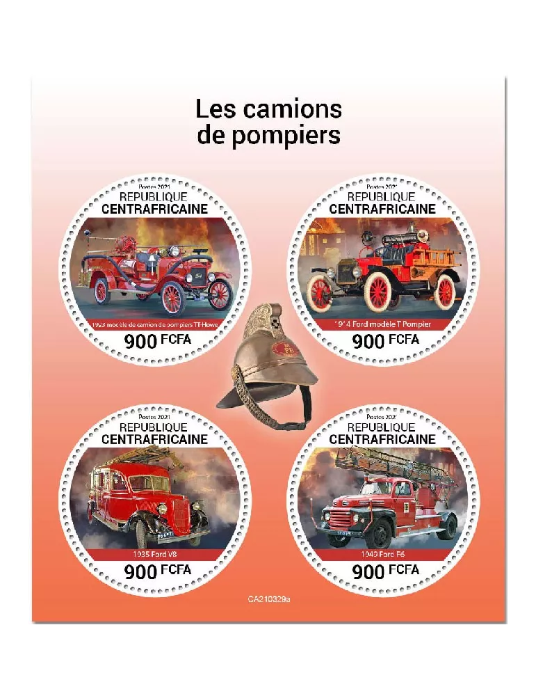 n° 7971/7974 - Timbre CENTRAFRIQUE Poste
