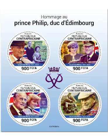 n° 7979/7982 - Timbre CENTRAFRIQUE Poste