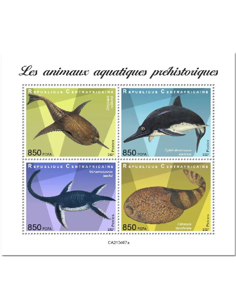 n° 8049/8052 - Timbre CENTRAFRIQUE Poste