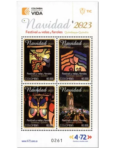 n° 2684/2687 - Timbre COLOMBIE Poste