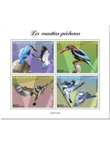 n° 8065/8068 - Timbre CENTRAFRIQUE Poste