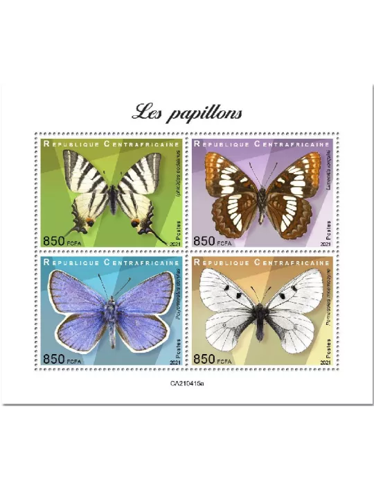 n° 8081/8084 - Timbre CENTRAFRIQUE Poste