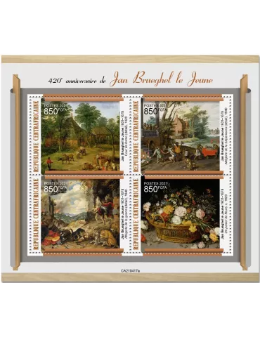 n° 8089/8092 - Timbre CENTRAFRIQUE Poste