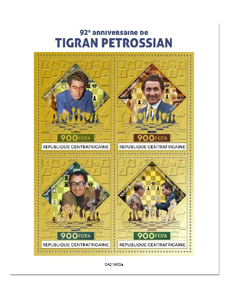 n° 8174/8177 - Timbre CENTRAFRIQUE Poste