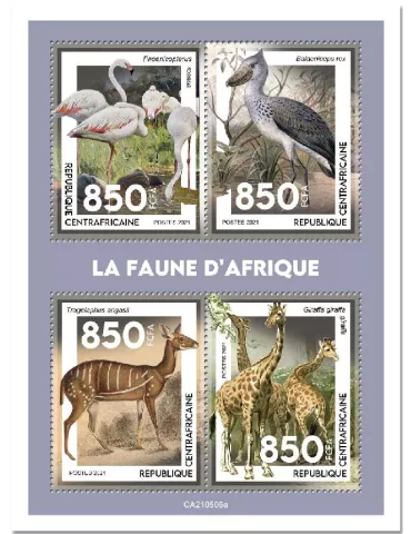 n° 8209/8212 - Timbre CENTRAFRIQUE Poste
