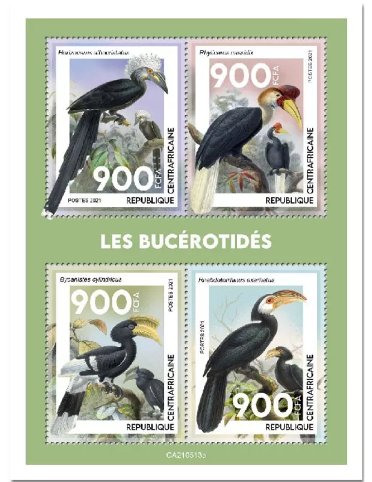 n° 8237/8240 - Timbre CENTRAFRIQUE Poste