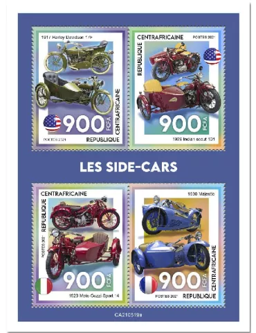 n° 8261/8264 - Timbre CENTRAFRIQUE Poste