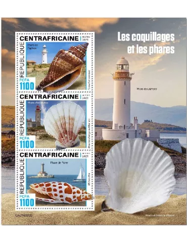 n° 8309/8311 - Timbre CENTRAFRIQUE Poste