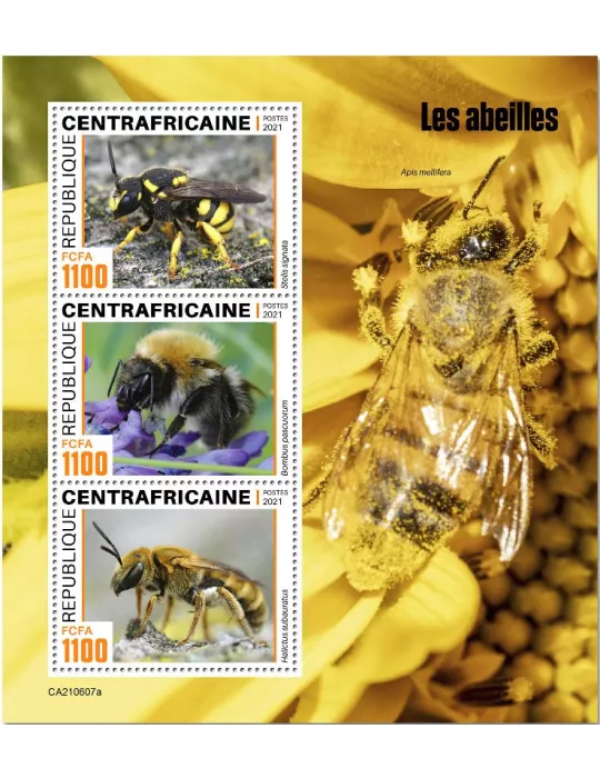 n° 8324/8326 - Timbre CENTRAFRIQUE Poste