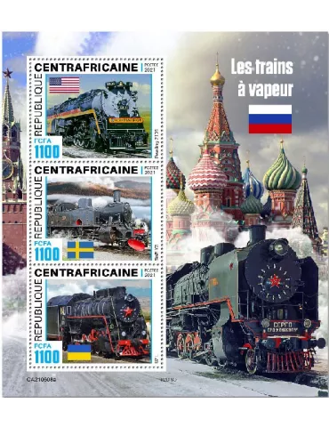 n° 8327/8329 - Timbre CENTRAFRIQUE Poste