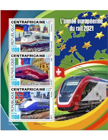 n° 8330/8332 - Timbre CENTRAFRIQUE Poste