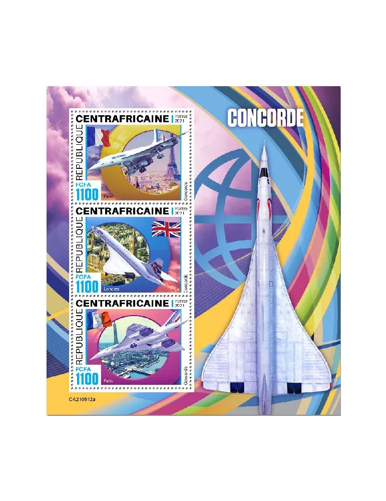 n° 8339/8341 - Timbre CENTRAFRIQUE Poste