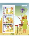n° 8354/8356 - Timbre CENTRAFRIQUE Poste