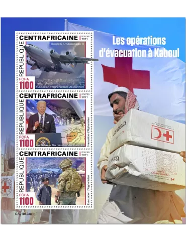 n° 8373/8375 - Timbre CENTRAFRIQUE Poste