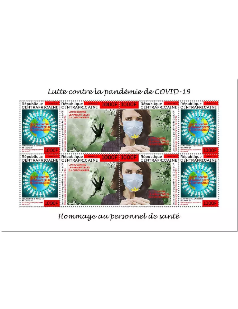 n° 8427/8429 - Timbre CENTRAFRIQUE Poste