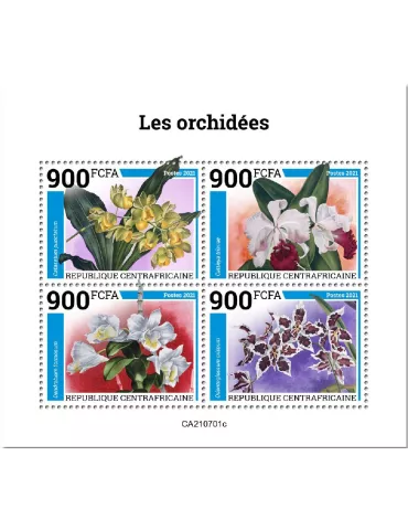 n° 8433A/8436A - Timbre CENTRAFRIQUE Poste