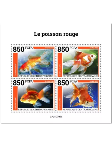 n° 8461A/8464A - Timbre CENTRAFRIQUE Poste