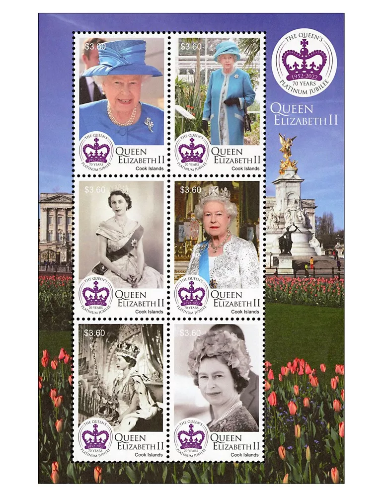 n° 1868/1873 - Timbre COOK (Oc) Poste