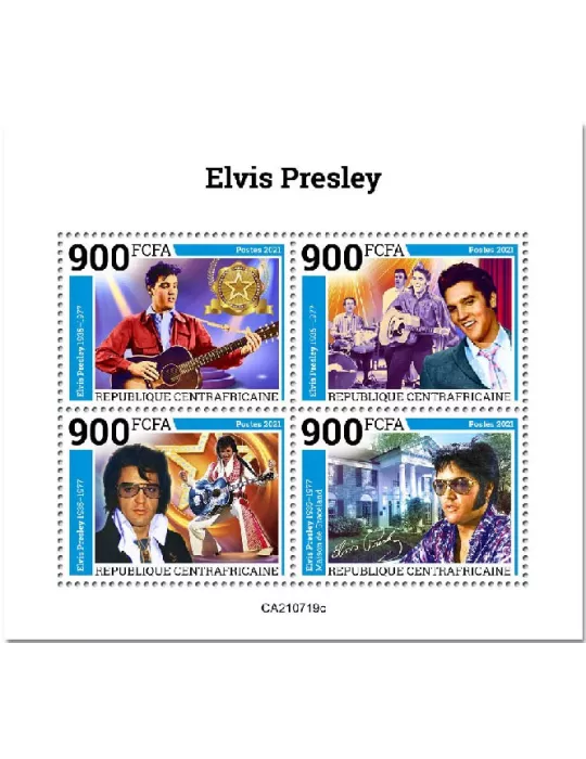 n° 8505A/8508A - Timbre CENTRAFRIQUE Poste