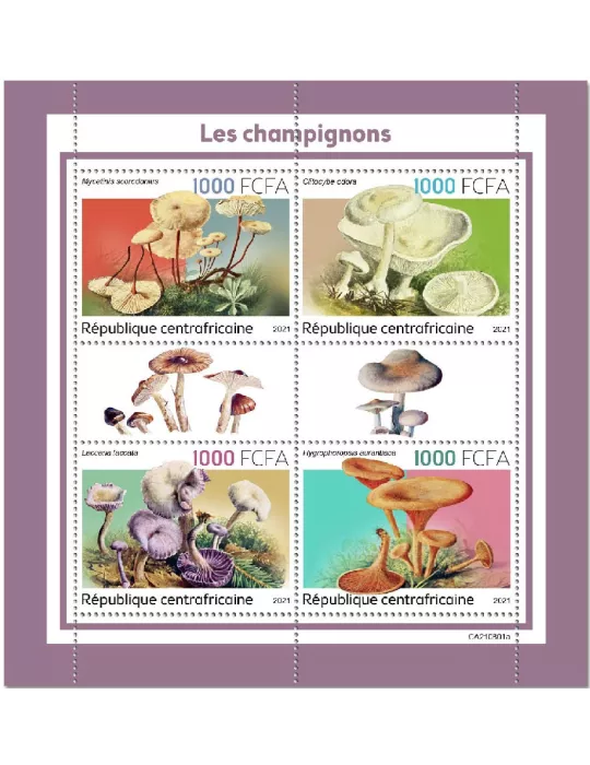 n° 8675/8678 - Timbre CENTRAFRIQUE Poste