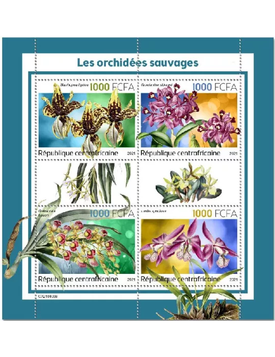 n° 8683/8686 - Timbre CENTRAFRIQUE Poste