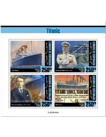 n° 3121/3124 - Timbre DJIBOUTI Poste