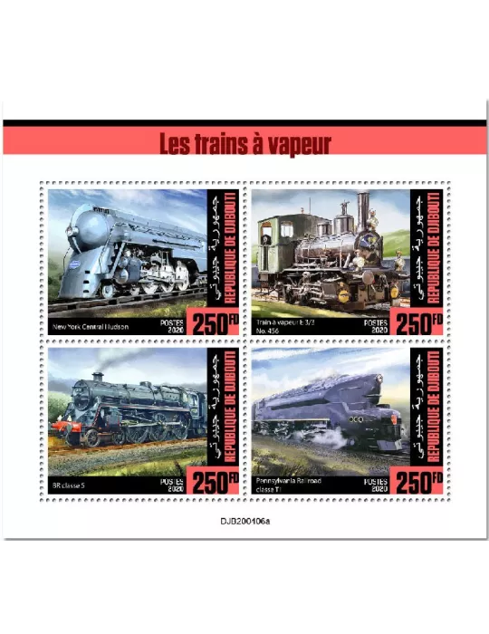 n° 3133/3136 - Timbre DJIBOUTI Poste