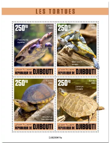 n° 3153/3156 - Timbre DJIBOUTI Poste