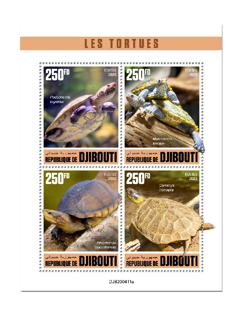 n° 3153/3156 - Timbre DJIBOUTI Poste
