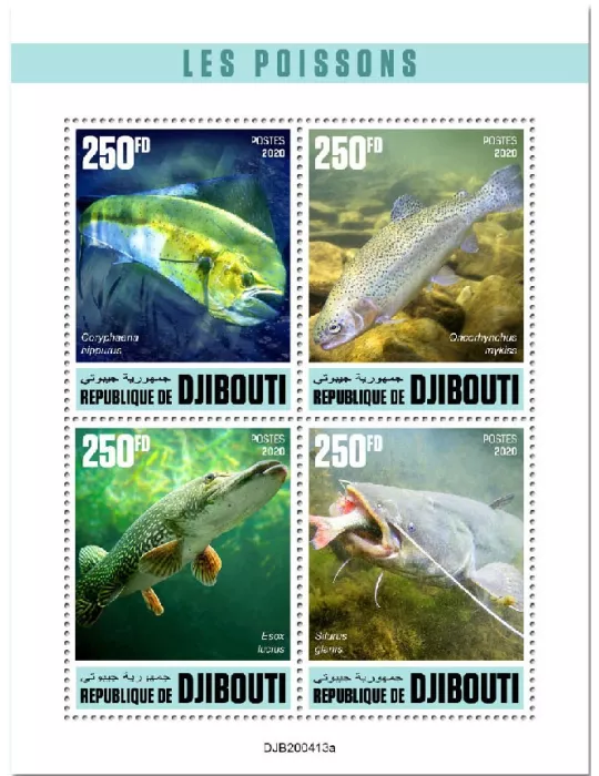 n° 3161/3164 - Timbre DJIBOUTI Poste