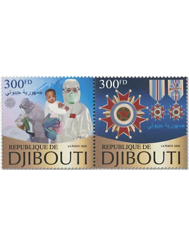 n° 3202/3203 - Timbre DJIBOUTI Poste