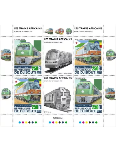 n° 3240/3241 - Timbre DJIBOUTI Poste