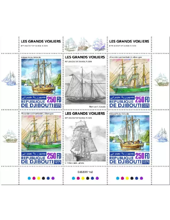 n° 3246/3247 - Timbre DJIBOUTI Poste