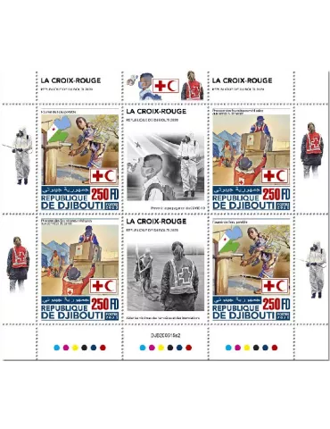 n° 3262/3263 - Timbre DJIBOUTI Poste