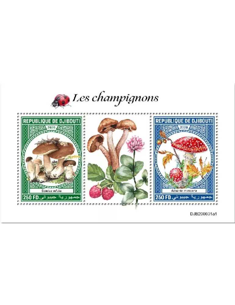 n° 3368A/3368B - Timbre DJIBOUTI Poste