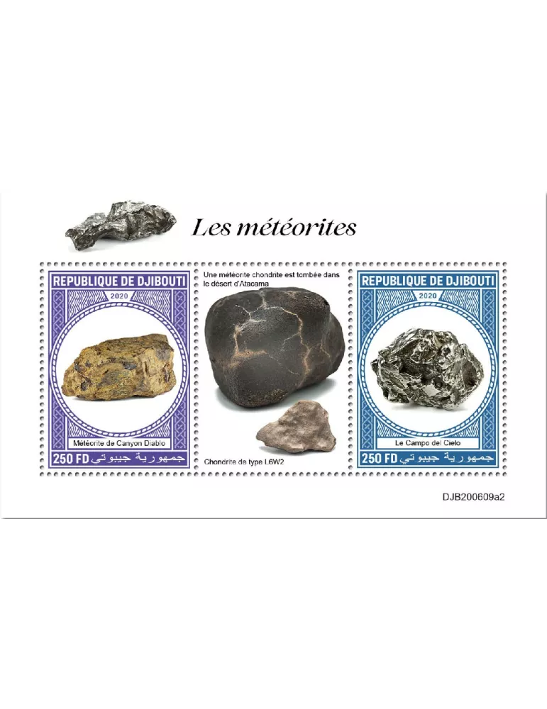 n° 3368AJ/3368AK - Timbre DJIBOUTI Poste