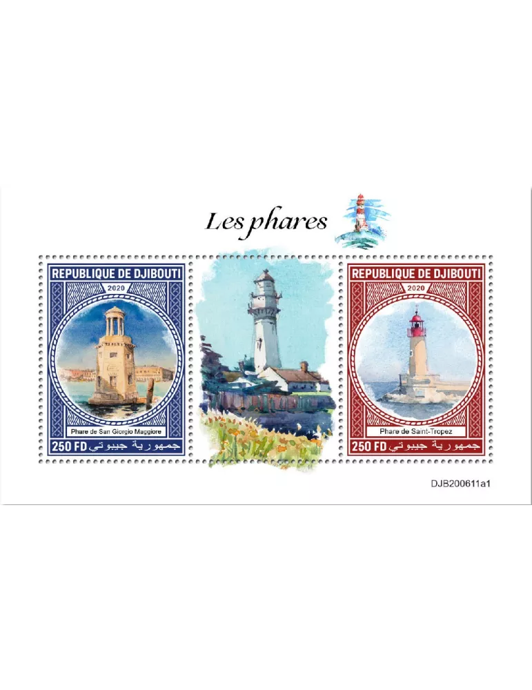 n° 3368AQ/3368AR - Timbre DJIBOUTI Poste