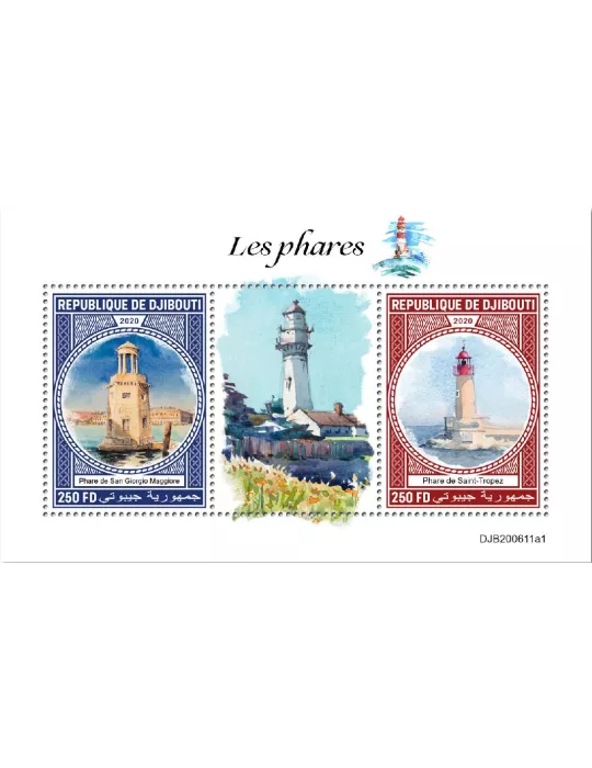 n° 3368AQ/3368AR - Timbre DJIBOUTI Poste