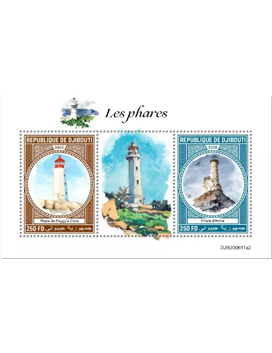 n° 3368AS/3368AT - Timbre DJIBOUTI Poste