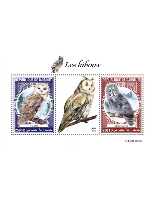 n° 3368BN/3368BP - Timbre DJIBOUTI Poste