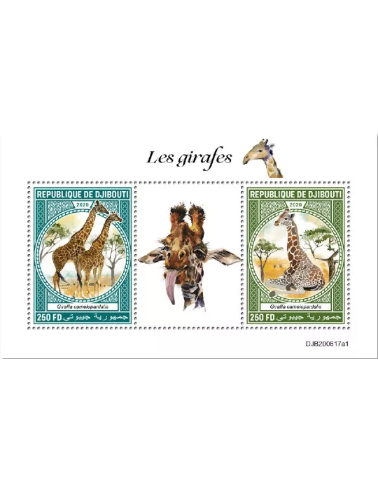 n° 3368BQ/3368BR - Timbre DJIBOUTI Poste