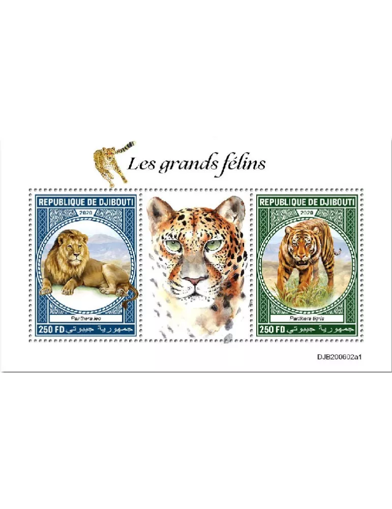 n° 3368E/3368F - Timbre DJIBOUTI Poste