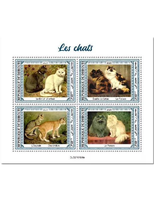 n° 3385/3388 - Timbre DJIBOUTI Poste