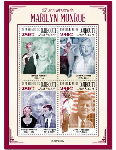 n° 3425/3428 - Timbre DJIBOUTI Poste