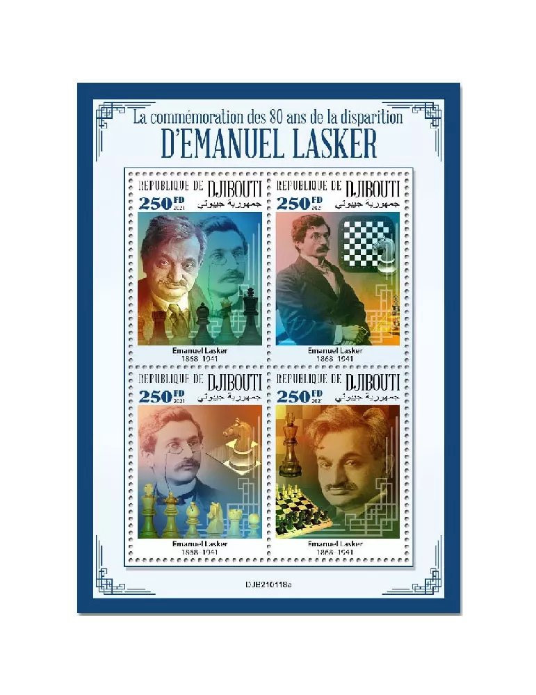 n° 3441/3444 - Timbre DJIBOUTI Poste